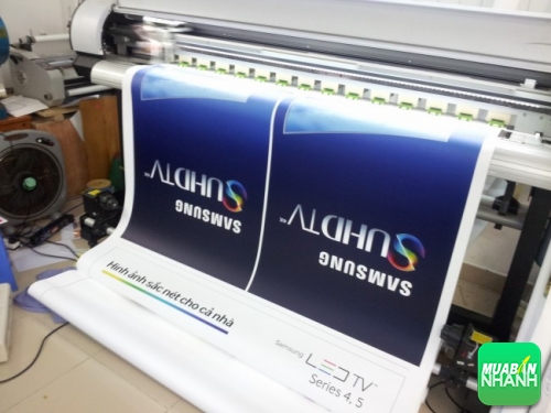 Poster được thực hiện in ấn trực tiếp trên máy in khổ lớn, hiện đại theo công nghệ Nhật Bản