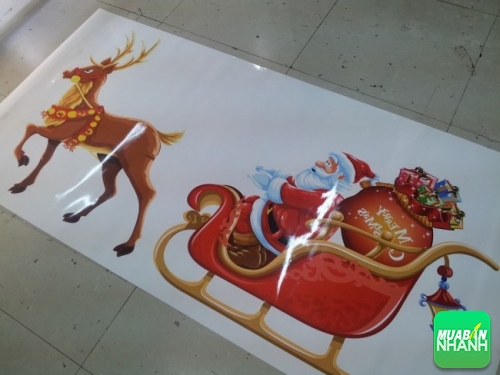 Poster cho chương trình ưu đãi mùa Giáng Sinh với đủ các hình thù, kiểu dáng của ông già noel, chú tuần lộc,... tại Poster Quảng Cáo